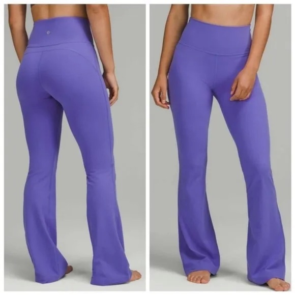 NWT Lululemon Align High Rise Flare Pant Size 14 Wild Indigo - Picture 2 of 7